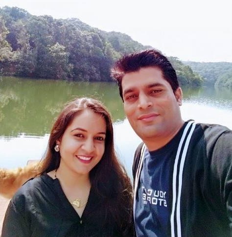 Manish Shukla With His Wife Dr. Priyanka Tiwari (Another Co-Founder)